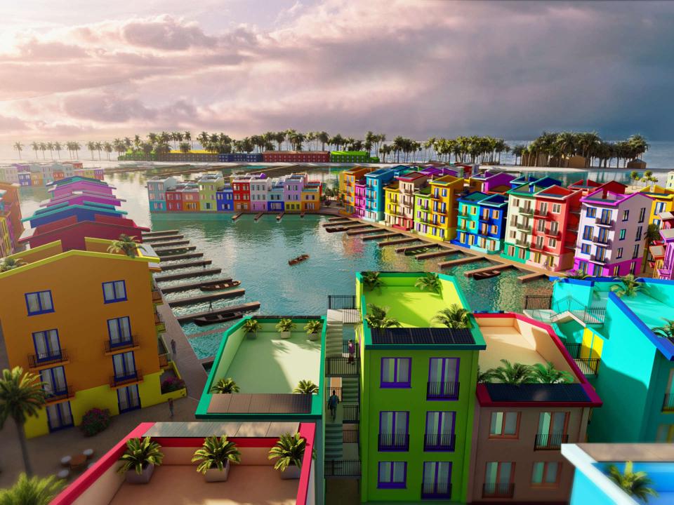 Innenstadt von Maldives Floating City____