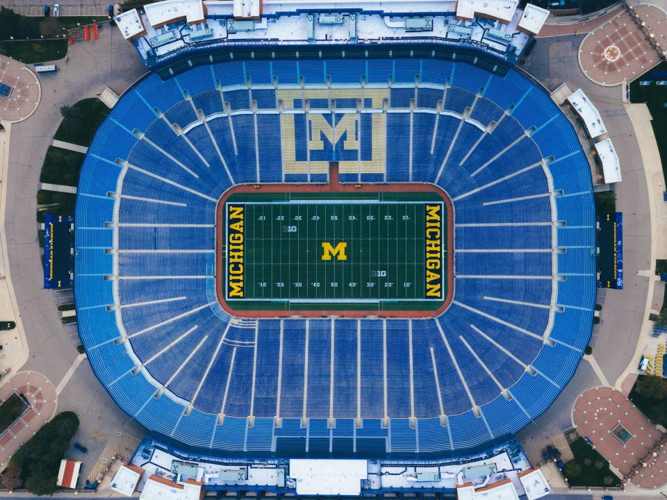 Michigan Stadium in Ann Arbor im Staat Michigan____