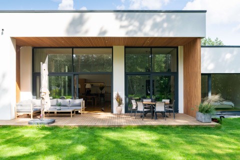 Viele moderne Einfamilienhäuser sind minimalistsich gestaltet. Foto: Getty Images