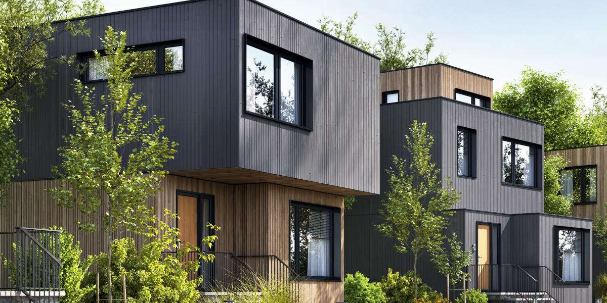 Plattenbau war vorgestern: Moderne Gebäude aus Holzmodulen sehen nicht nur gut aus, sondern sind obendrein besonders nachhaltig. Foto: Adobe Stock