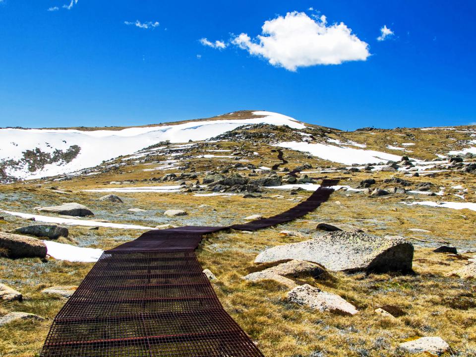 Der Mount Kosciuszko in Australien____