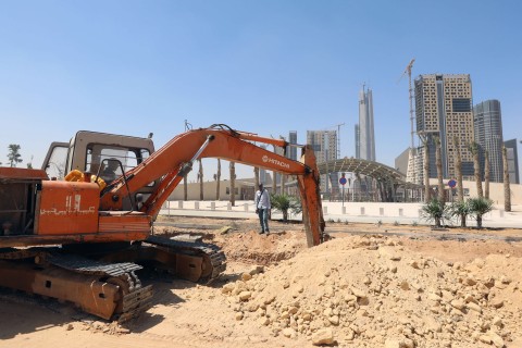 Die Bauarbeiten an Ägyptens neuer Hauptstadt sind in vielen Bereichen schon weit fortgeschritten. Foto: Picture Alliance