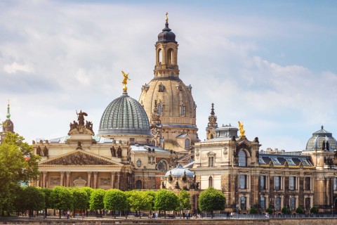 Blick auf die Dresdener Altstadt