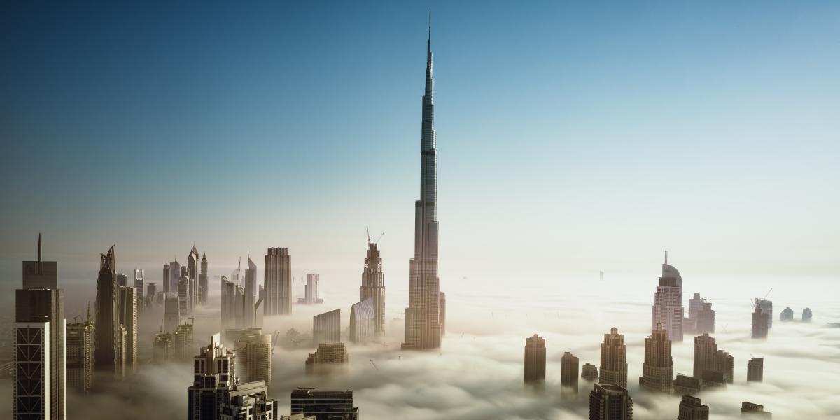 Mit einer Höhe von 829,8 Metern ist der Burj Khalifa in Dubai seit April 2008 das höchste Gebäude der Welt. Foto: Getty Images