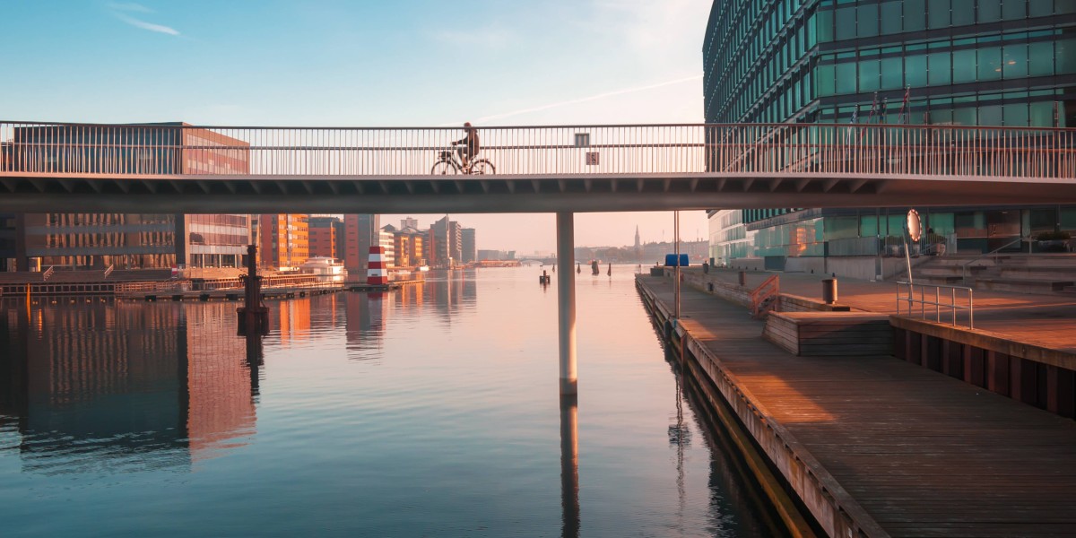 Die fast schon ikonische Fahrradbrücke Cykelslangen in Kopenhagen. Foto: Getty Images