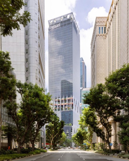 CapitaSpring ist das zweithöchste Gebäude der Stadt Singapur. Foto: Finnbar Fallon