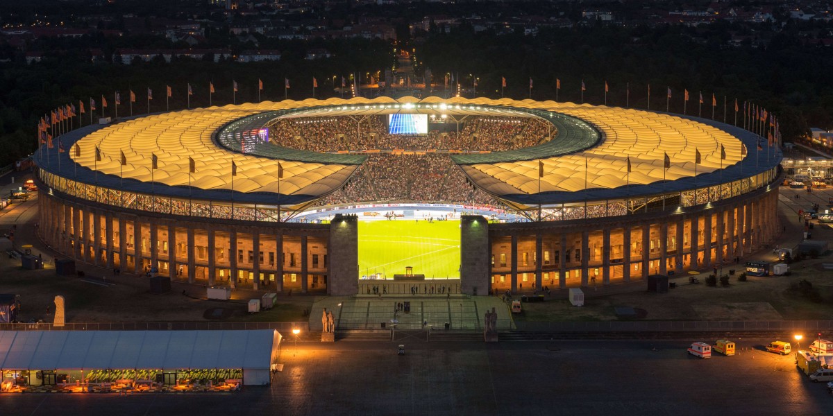Im Olympiastadion von Berlin wird am 14. Juli 2024 das EM-Finale stattfinden. Foto: imago sportfotodienst