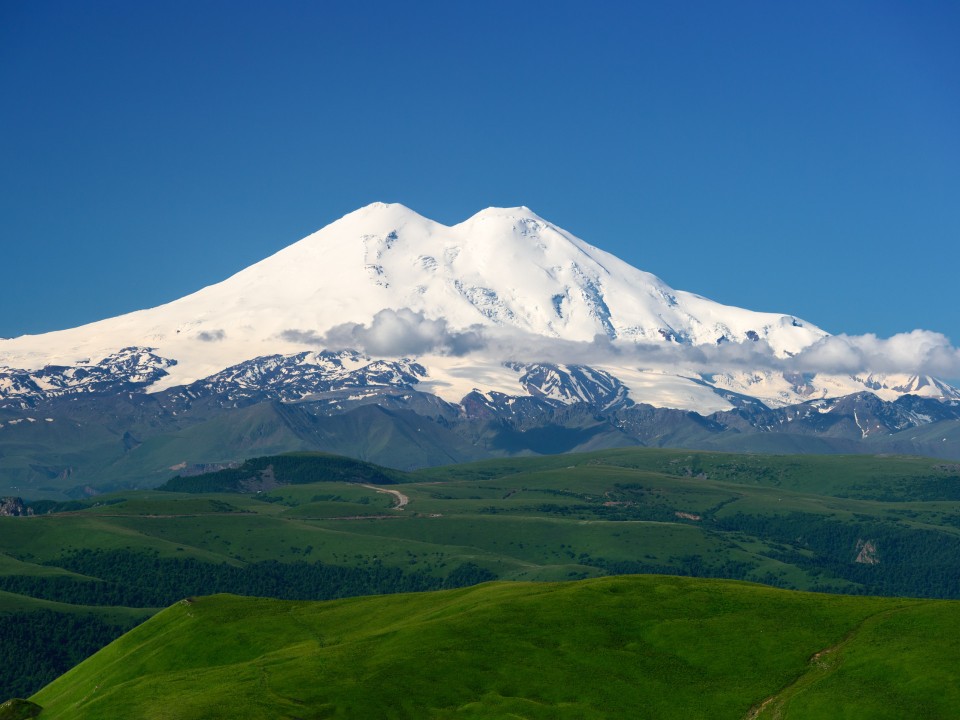 Der Elbrus im Kaukasus____