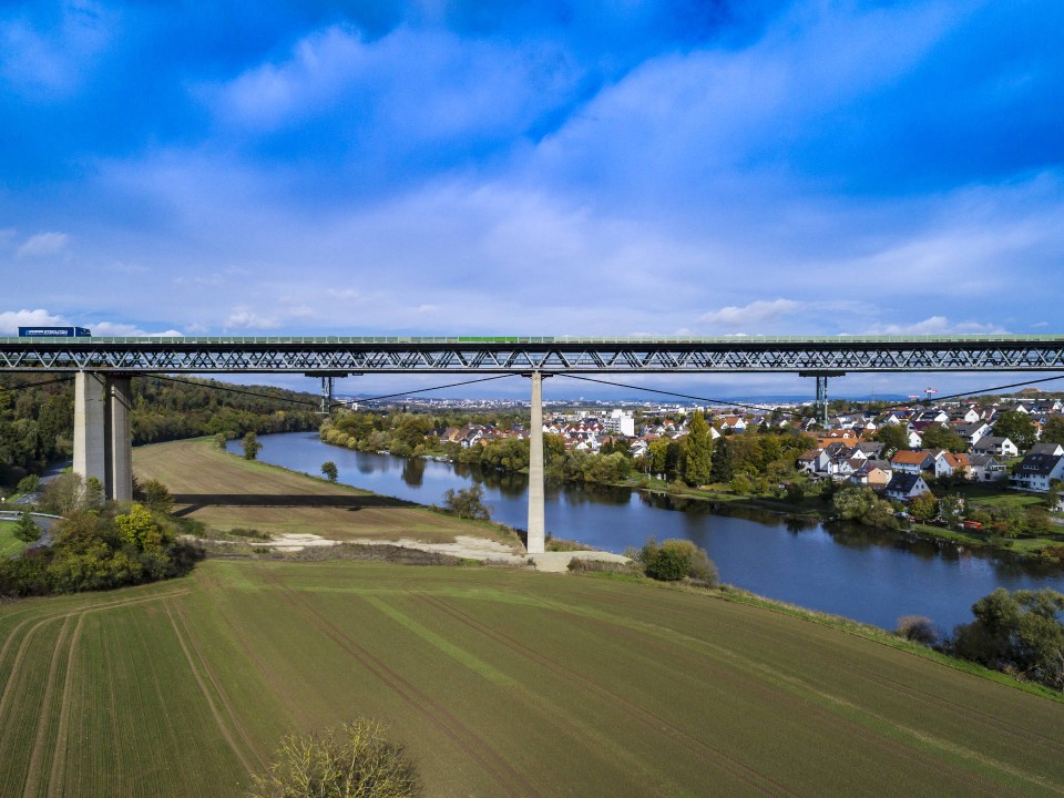 Fuldatalbrücke in Bergshausen, Foto: Ingenieurgruppe Bauen/Hessen Mobil____