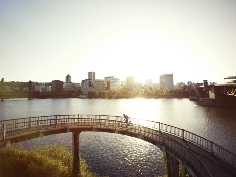 Portland in Oregon ist berühmt für seine Fahrradwege, Parks und Alternativkultur. Foto: GettyImages____