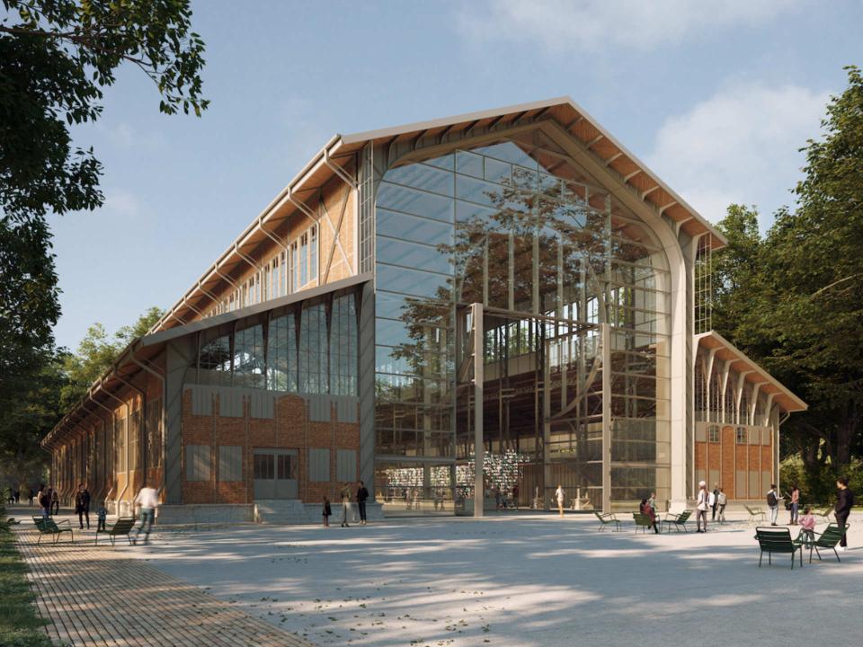 Historisches Denkmal im Staatswald von Meudon: Nach monatelangen Sanierungsarbeiten kann der Hangar Y seit dem Frühjahr 2023 wieder besucht werden. Foto: Léa Forget/Wikipedia____