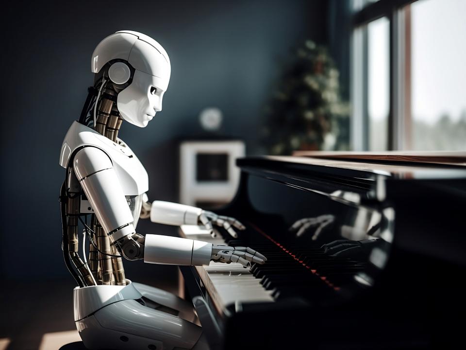 Kann Künstliche Intelligenz zukünftig menschliche Kreativität beim Komponieren ersetzen? Abbildung: Adobe Stock____