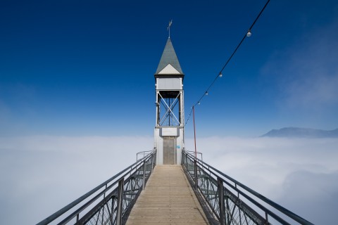 Über den Wolken: Der Hammetschwand Lift in Lüzern. Foto: Wikimedia
