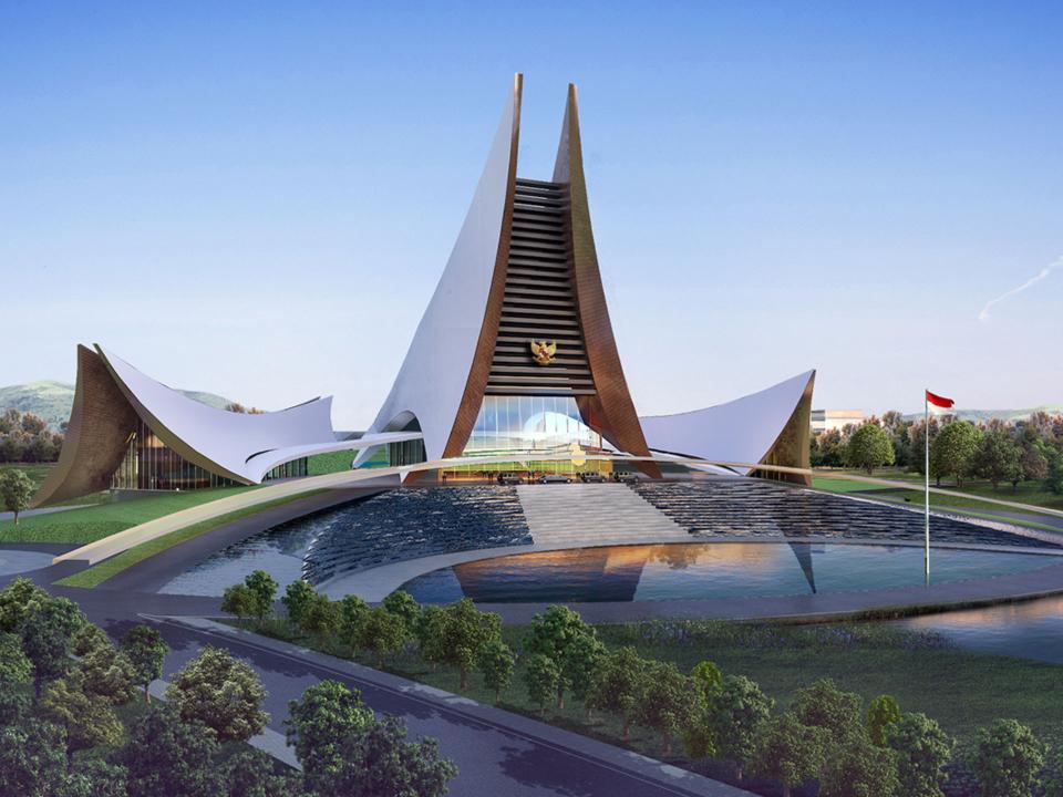 Von diesem Palast aus soll zukünftig der Präsident Indonesiens regieren. Foto: Urban+/Nagara Rimba Nusa____