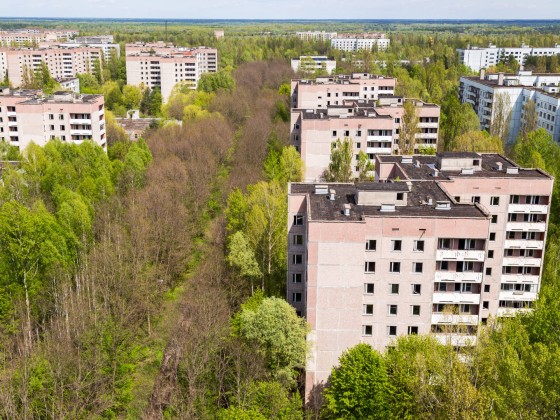 Verlassene Plattenbauten Pripyat