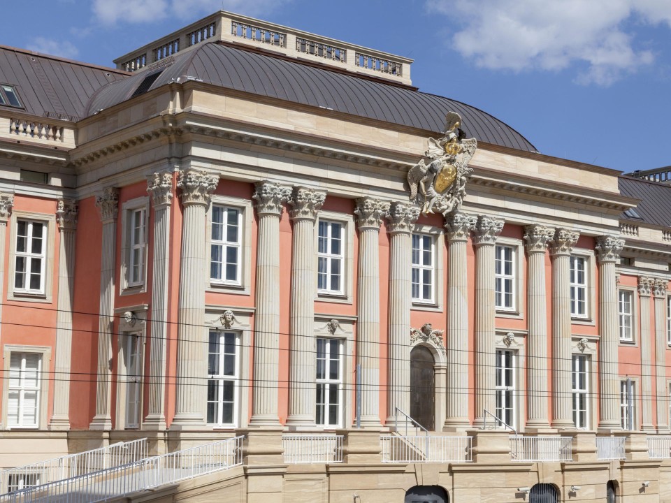 Das Potsdamer Stadtschloss beherbergt heute den Brandenburger Landtag. Foto: Picture Alliance____