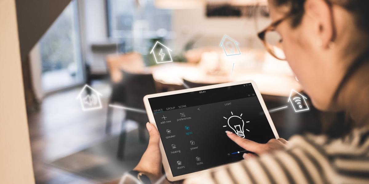 Steuerung des Smart Homes übers Tablet