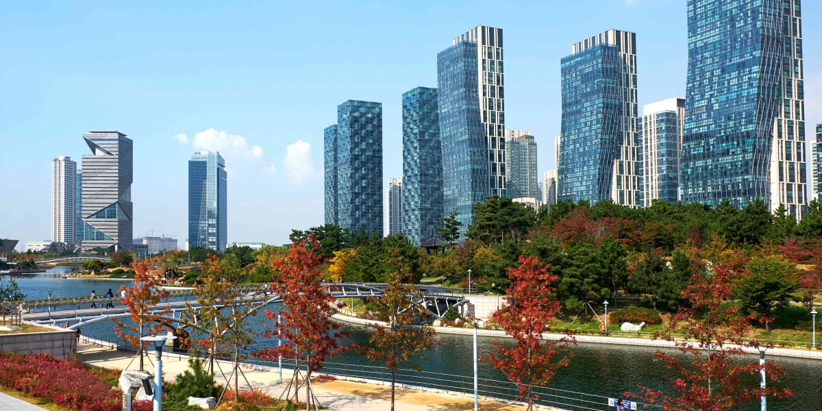 Alles neu: Die Smart City Songdo befindet sich erst seit 2003 im Bau. Foto: Adobe Stock