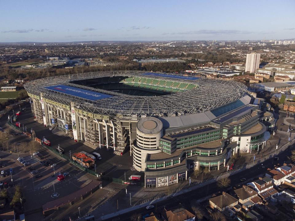 Twickenham Stadium in London____