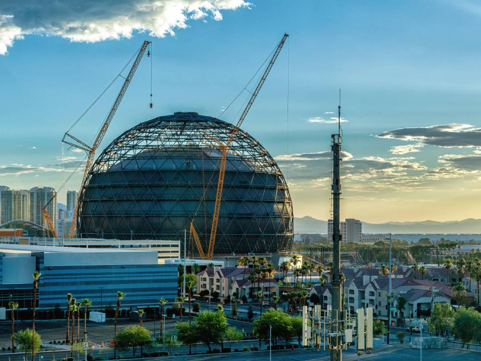 Der Bau von The Sphere dauerte 5 Jahre und verschlang 2,3 Milliarden US-Dollar. Foto: Adobe Stock____