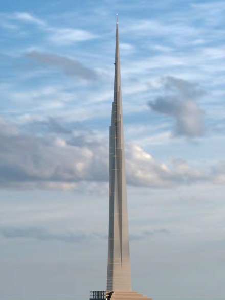 Mit seinem Plänen von "The Illinois" hat der US-Architekt Frank Lloyd Wright ein wenig Größenwahn bewiesen. Der Skyscrapper sollte 1,6 Kilometer hoch werden. Foto: Wikipedia, CC BY-SA 4.0