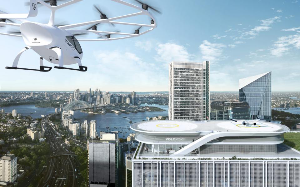 Der VoloPort der Firma Volocopter. Foto: Volocopter____