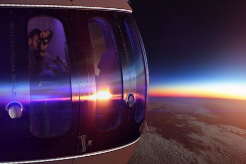 Ein paar Schnappschüsse beim Flug zum Mond – die Social-Media-Follower wären ganz sicher begeistert. Foto: Space Perspective
