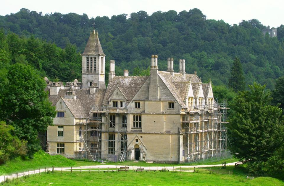Was passiert, wenn man zu perfektionistisch plant, zeigt sich in Gloucestershire, England. Was William Leigh haben wollte, konnten die Bauarbeiter bis zum Tod des Großgrundbesitzer nicht umsetzen. Foto: Woodchester Mansion____