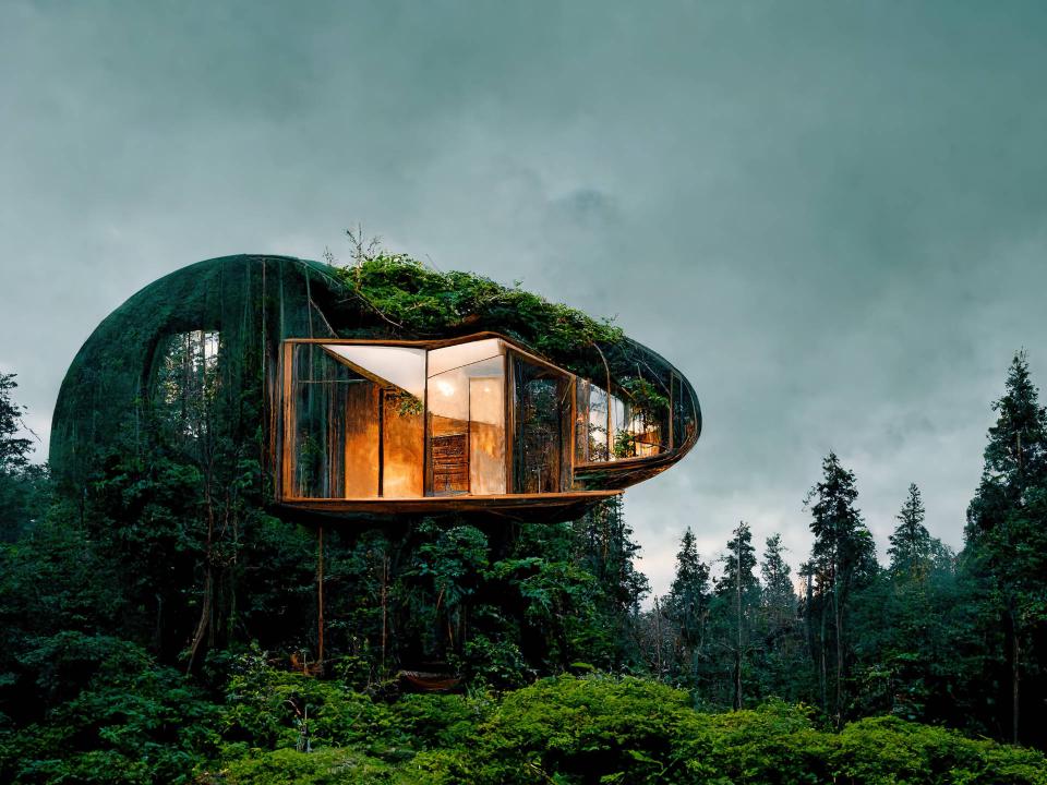 KI-Programme verwenden für ihre Entwürfe oft nachhaltige Materialien im Einklang mit der Natur. Foto: Adobe Stock____