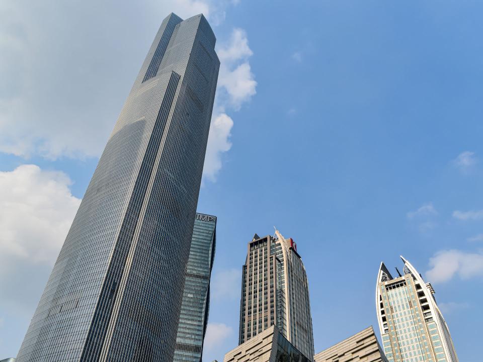 Das CTF Finance Centre in Guanzhou teilt sich den achten Platz der höchsten Gebäude der Welt mit dem Tianjin CTF Finance Centre. Foto: Shutterstock/Harsh-S____
