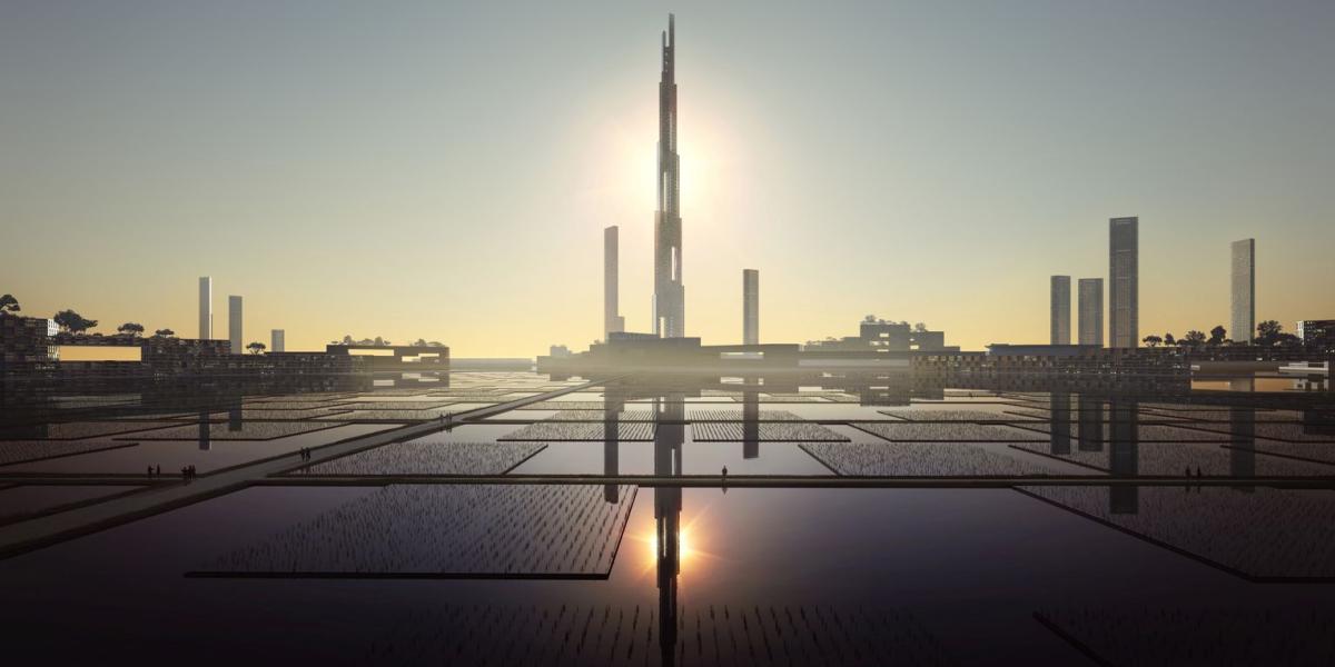 Sky Mile Tower. Foto: Kohn Pedersen Fox Associates PC