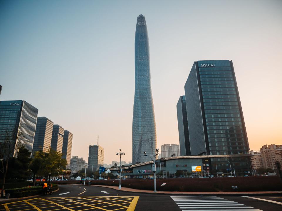 Das CTF Finance Centre in Tianjin ähnelt jenem in Guangzhou stark. Foto: Shutterstock/Iryna Makukha____