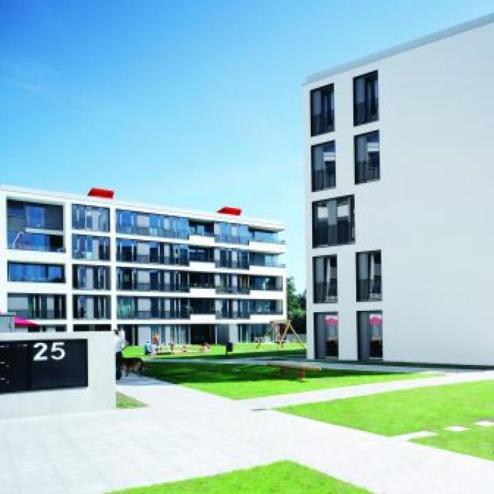 Mit dem neuen Schindler 3300 stören keine Dachaufbauten mehr die architektonische Formensprache ____