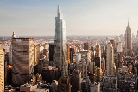 Der «Super-Wolkenkratzer» One Vanderbilt in Midtown Manhattan, New York.