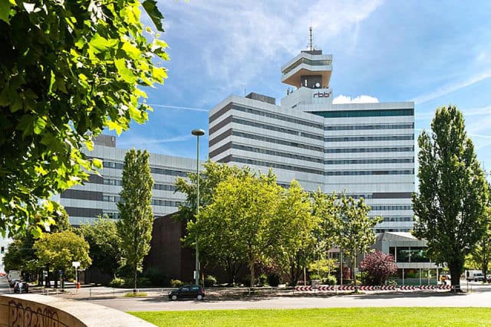 Das RBB-Fernsehzentrum in Berlin. © Ahle, Fischer & Co. Bau GmbH  ____