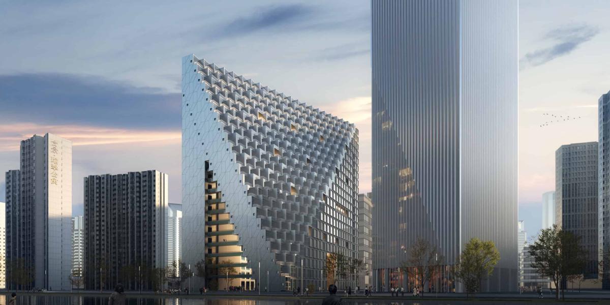Das Prisma in der chinesischen Stadt Hangzhou