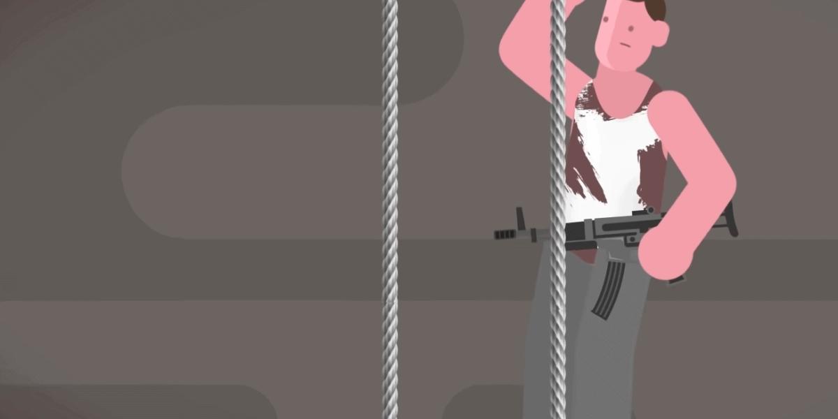 John McLane aus Stirb Langsam als Animation