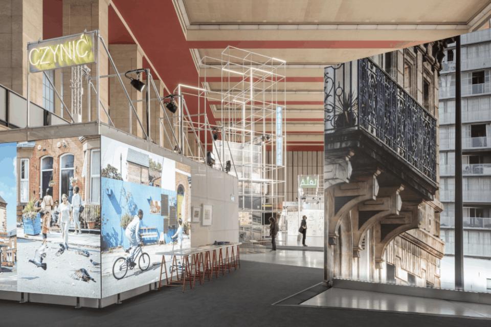 Geschichten aus der großen Stadt: 70 Teilnehmer aus 20 Ländern haben an der Stadtcollage mitgewirkt. Foto: Schnepp Renou  ____