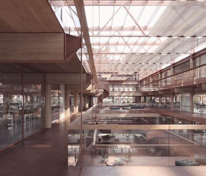 Entwurf für die Siemensstadt 2.0 - Innenbereich des Centers____