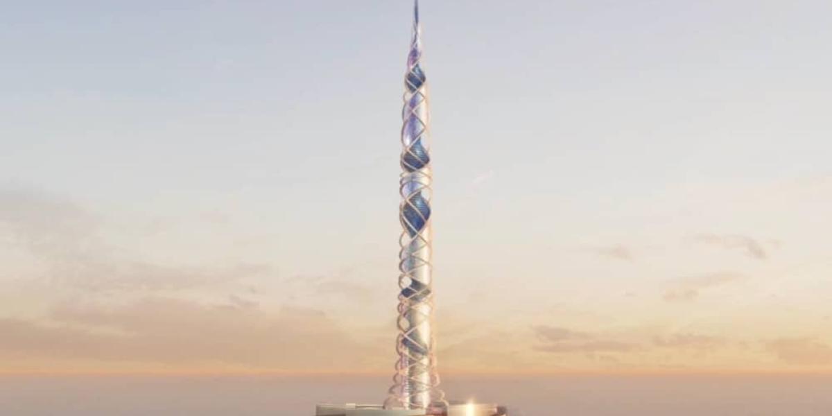 Mystischer Elfenbeinturm oder terrestrische Antenne für die Kommunikation mit dem Universum? So soll der Lakhta Center 2 in St. Petersburg aussehen. © Kettle Collective