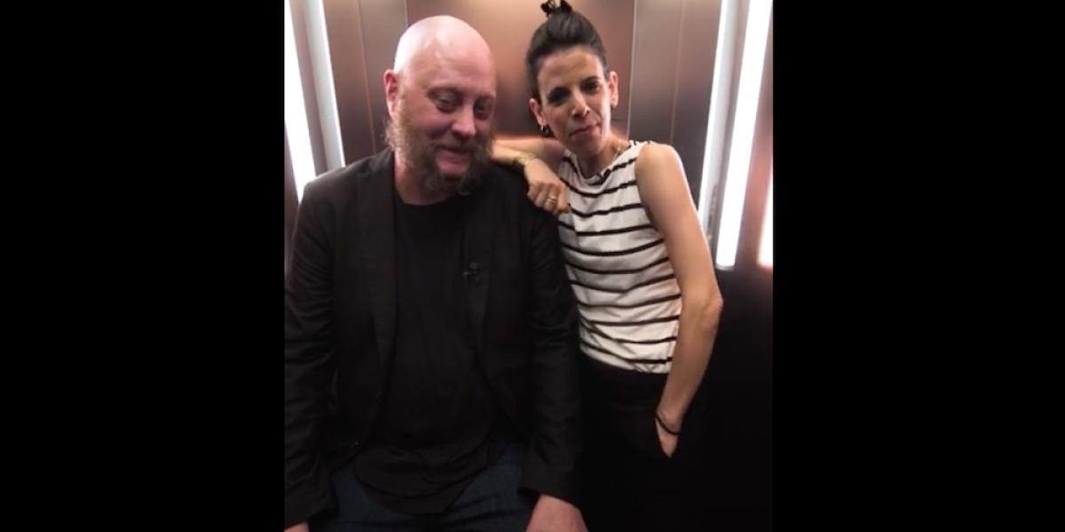 40 Sekunden mit The Lorilees in der SkyStage – nach der Show. © Youtube