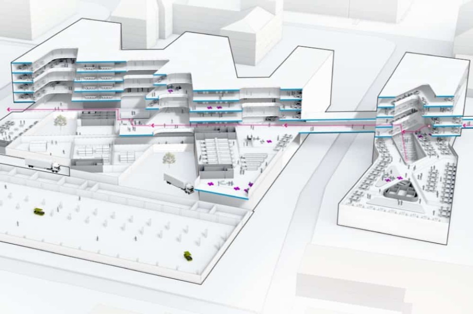 So könne der künftige Covestro-Campus in einigen Jahren aussehen. Quelle: Henn  ____
