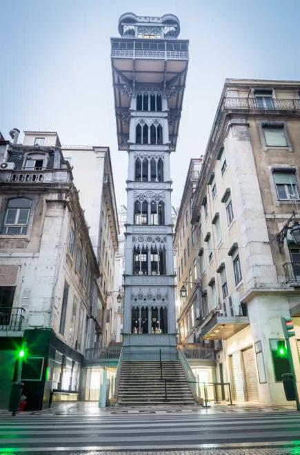 Der Elevador de Santa Justa in Lissabon, Portugal. Foto: AdobeStock