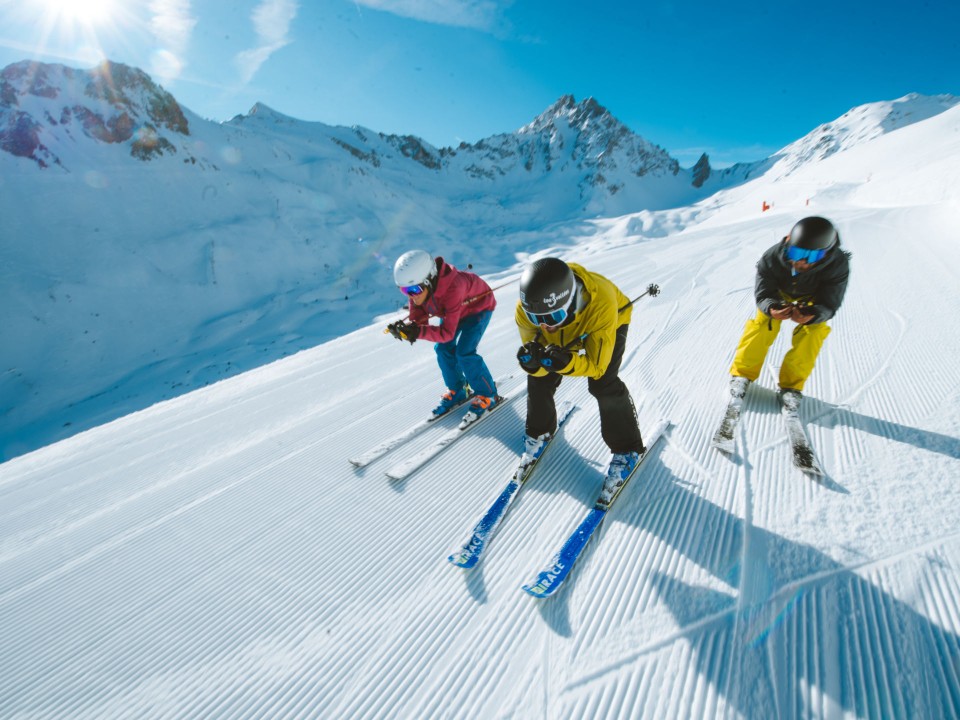 Pistenspaß in Les Trois Vallées, dem größten zusammenhängendem Skigebiet der Welt. Foto: © ArthurBERTRAND Les 3 Vallées ____